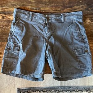 Eddie Bauer Women's Gray Cargo Shorts